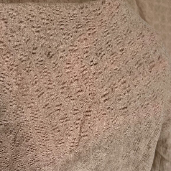 Sage Boho Crochet Cotton Plunging Halter Romper S - Picture 4 of 6